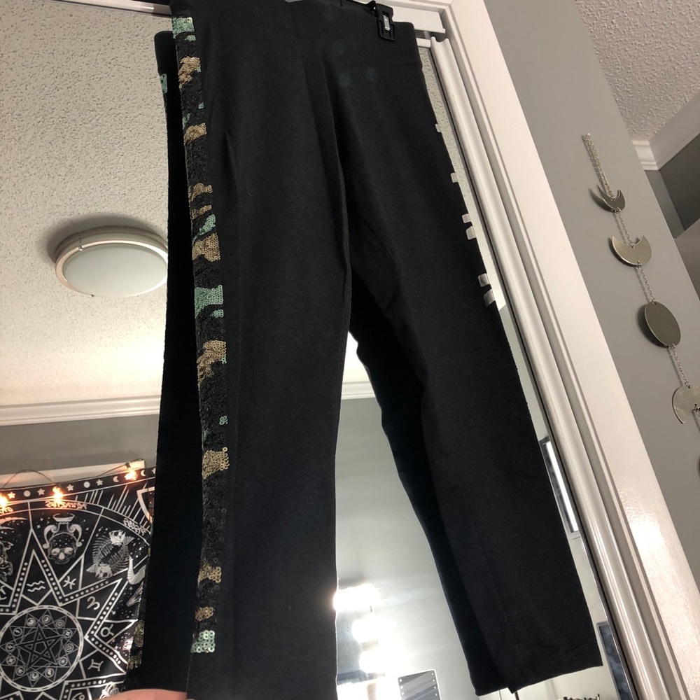 Gray Sequence Leggings